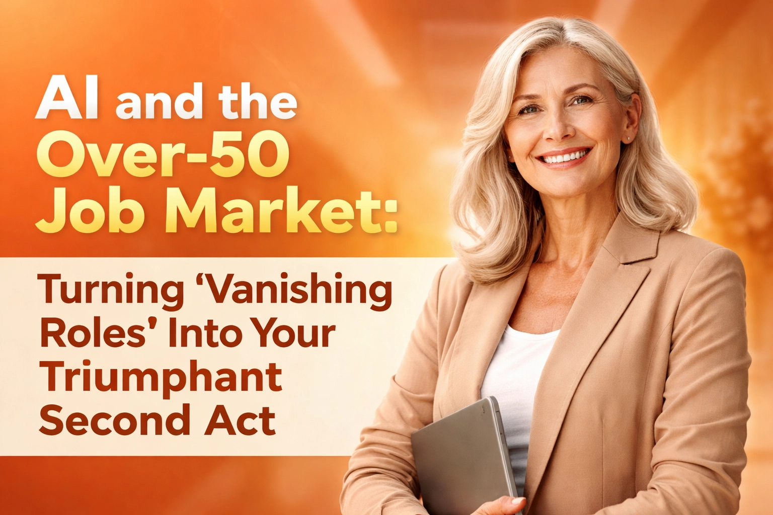 AI and the Over-50 Job Market: Turning 'Vanishing Roles' into Your Triumphant Second Act