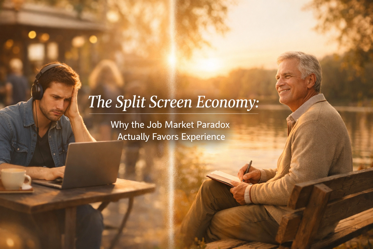 The Split Screen Economy: Why the Job Market Paradox Actually Favors Experience